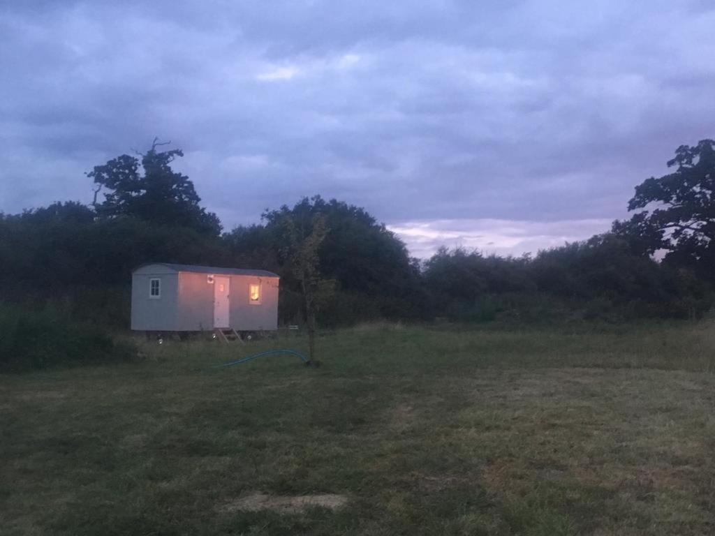 Romantic Secluded Shepherd Hut Hares Rest Southwick  Exterior foto