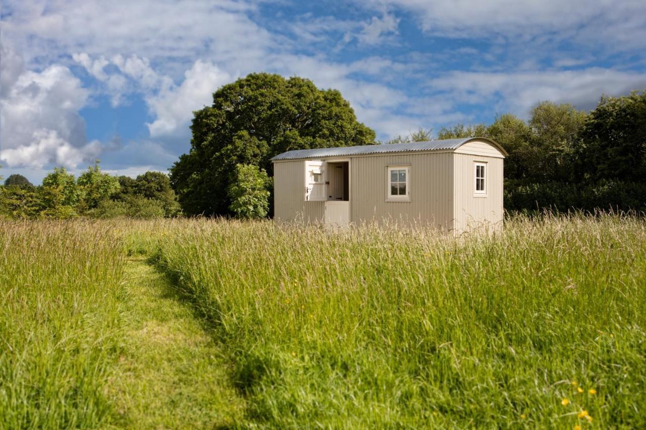 Romantic Secluded Shepherd Hut Hares Rest Southwick  Exterior foto